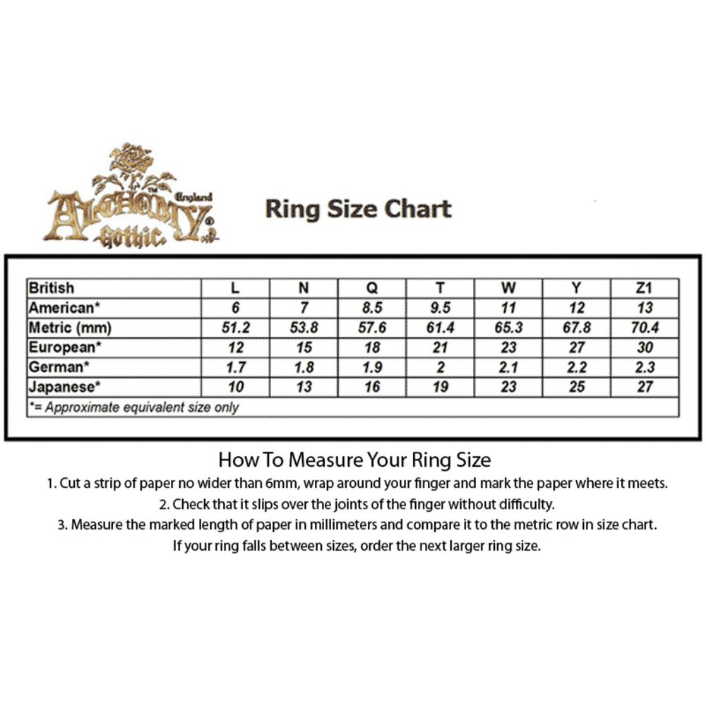 Alchemy Gothic RIP Rose Casket Ring Sizes 6-9.5 - Picture 5 of 6